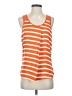 Caslon 100% Rayon Orange Sleeveless Top Size S - photo 1