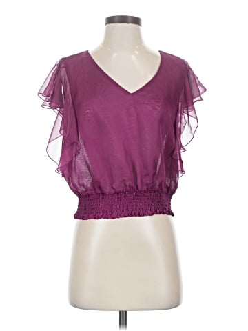 Bebe Short Sleeve Blouse (view 1)