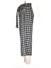 Boohoo Houndstooth Black Casual Pants Size 10 - photo 5