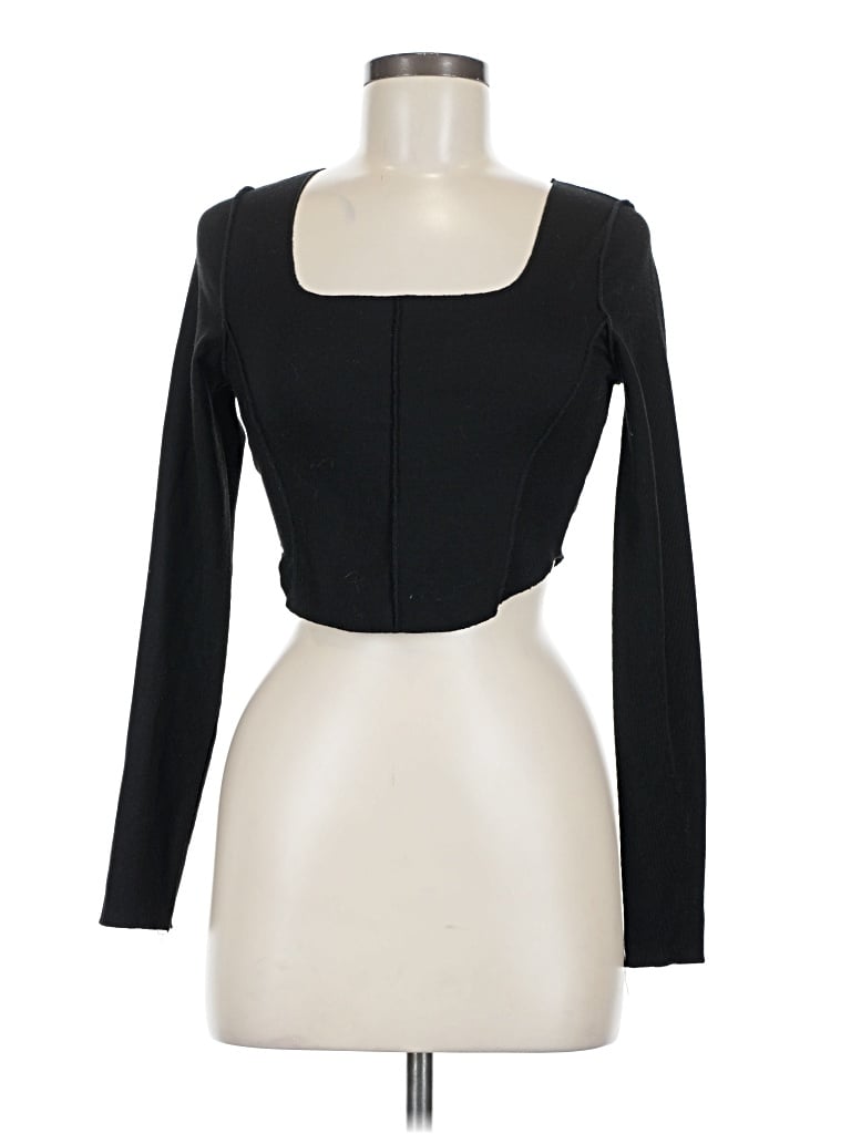 Pre-owned Cotton On Long Sleeve T-shirt In Black