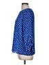 Lilly Pulitzer 100% Polyester Polka Dots Blue Long Sleeve Blouse Size M - photo 5