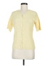 Rafael 100% Polyester Yellow Short Sleeve Blouse Size M - photo 1