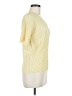 Rafael 100% Polyester Yellow Short Sleeve Blouse Size M - photo 4