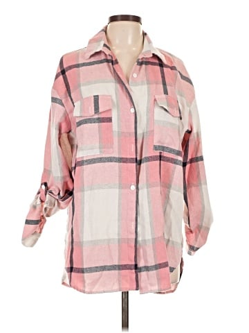 ChicMe 3/4 Sleeve Button-Down Shirt (view 1)
