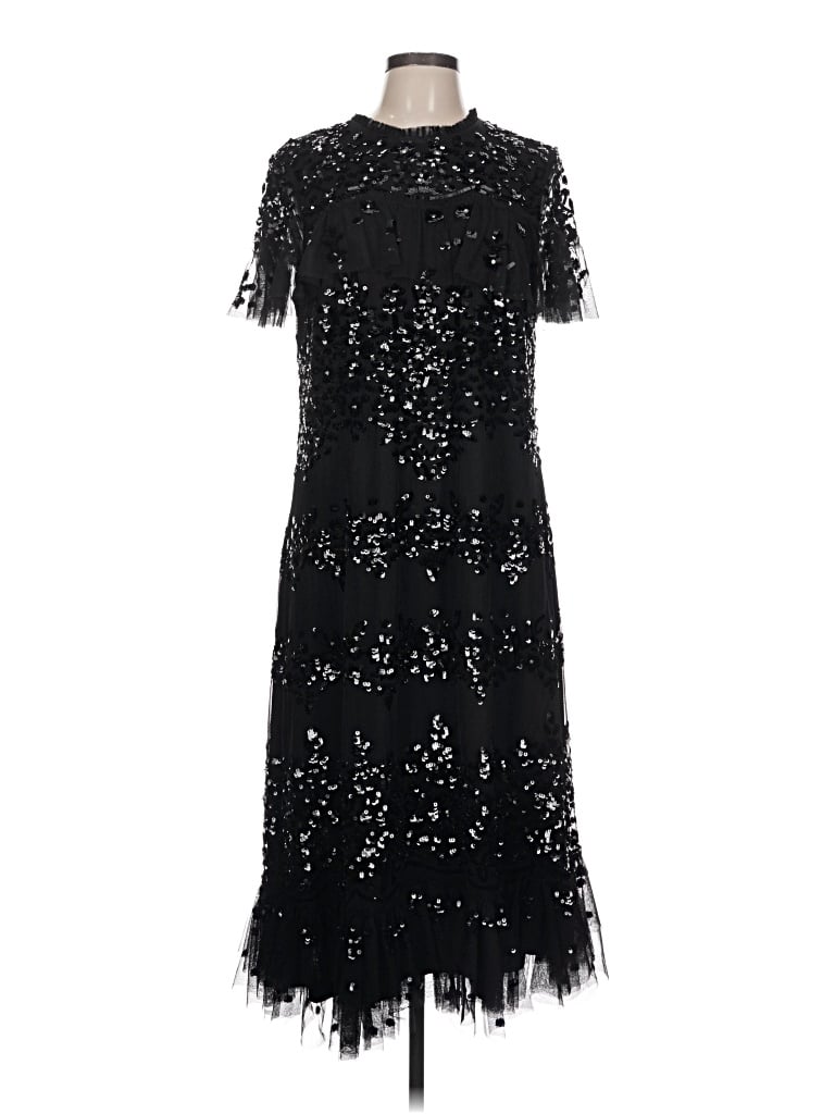 Pre-owned Mac Duggal Cocktail Dress In Black