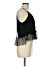 Mango 100% Polyester Black Tank Top Size M - photo 4