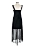 Connected Apparel 100% Polyester Black Cocktail Dress Size 6 (petite) - photo 2
