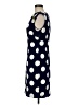 Karin Stevens Polka Dots Blue Cocktail Dress Size 8 - photo 5
