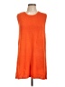 Double Zero 100% Acrylic Orange Sleeveless Top Size L - photo 1
