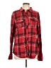 Eden & Olivia Plaid Red Long Sleeve Button-Down Shirt Size XL - photo 1