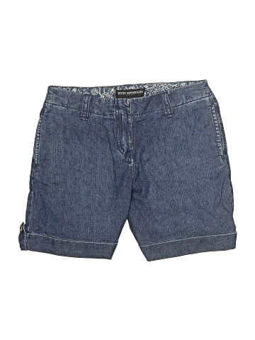 Petite Sophisticate Denim Shorts (view 1)