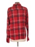 Eden & Olivia Plaid Red Long Sleeve Button-Down Shirt Size XL - photo 2