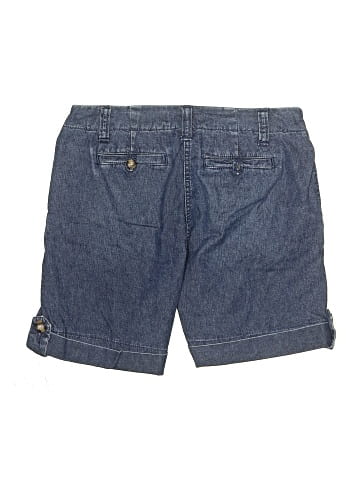 Petite Sophisticate Denim Shorts (view 2)