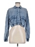 Splendid Blue Long Sleeve Blouse Size XS - photo 1