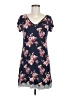 Jolt Floral Blue Casual Dress Size M - photo 1
