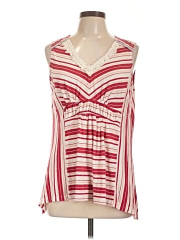 Vintage America Blues Sleeveless Blouse (view 1)