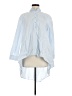 Grace Elements 100% Cotton Blue 3/4 Sleeve Blouse Size M - photo 1