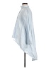 Grace Elements 100% Cotton Blue 3/4 Sleeve Blouse Size M - photo 5