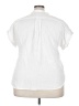 Faherty White Short Sleeve Blouse Size XXL - photo 2