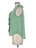 Dylan Green Sleeveless Blouse Size S - photo 5