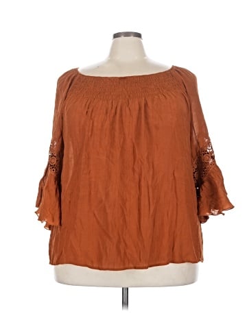 Cato 3/4 Sleeve Blouse (view 1)