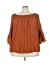 Cato Brown 3/4 Sleeve Blouse Size 26W-28W - photo 1