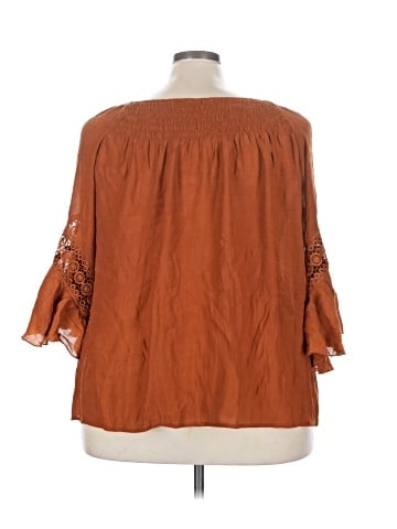 Cato 3/4 Sleeve Blouse (view 2)