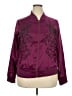 Torrid Graphic Burgundy Track Jacket Size 2X Plus (2) - photo 1