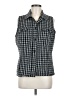 Travelsmith Houndstooth Gray Vest Size M - photo 1