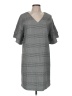 Worthington Plaid Gray Casual Dress Size M - photo 1