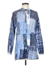 Pilcro Blue Long Sleeve Blouse Size XS - photo 1