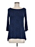Julienne W. Blue 3/4 Sleeve Top Size M - photo 1