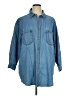 Levi's 100% Cotton Blue 3/4 Sleeve Button-Down Shirt Size XL - photo 1