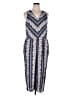 Ann Taylor LOFT 100% Rayon Paisley Blue Jumpsuit Size 16 - photo 1