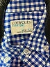 Crewcuts 100% Cotton Checkered-gingham Blue Long Sleeve Button-Down Shirt Size 12 - photo 3
