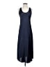 Express 100% Polyester Solid Blue Casual Dress Size XS - photo 1