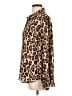 Neiman Marcus Animal Print Brown Long Sleeve Blouse Size L - photo 5