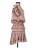 Reset 100% Polyester Tan Cocktail Dress Size M - photo 4