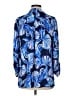 Lilly Pulitzer 100% Polyester Blue 3/4 Sleeve Blouse Size M - photo 2