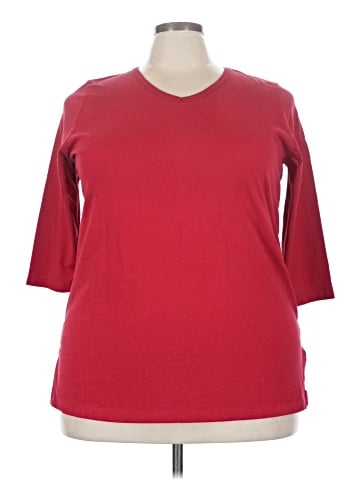 Woman Within 3/4 Sleeve T-Shirt (view 1)