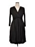 Max Mara Studio Solid Black Brown Casual Dress Size XL - photo 1
