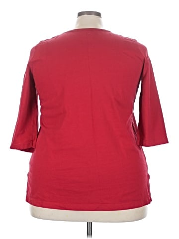 Woman Within 3/4 Sleeve T-Shirt (view 2)