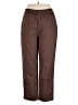 D&Co. Solid Brown Casual Pants Size XL - photo 1