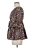 Earthbound Trading Co. 100% Polyester Paisley Gray Brown 3/4 Sleeve Blouse Size S - photo 5