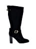 Coach 100% Leather Black Boots Size 5 - photo 1
