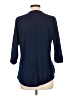 Converse One Star 100% Polyester Blue 3/4 Sleeve Blouse Size L - photo 2