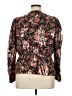 Express Brown Long Sleeve Blouse Size XL - photo 2