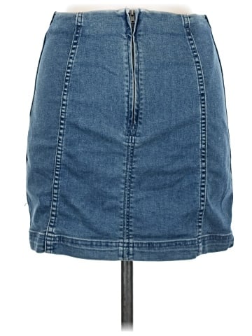 Free People Denim Skirt (view 2)