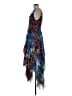 Alice + Olivia 100% Polyester Paisley Blue Cocktail Dress Size 8 - photo 5