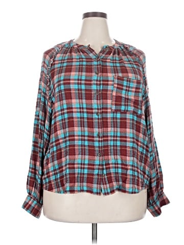Pilcro 3/4 Sleeve Blouse (view 1)